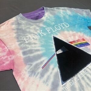 2020 Pink Floyd Dark Side Moon Tie Dye T-Shirt Size M